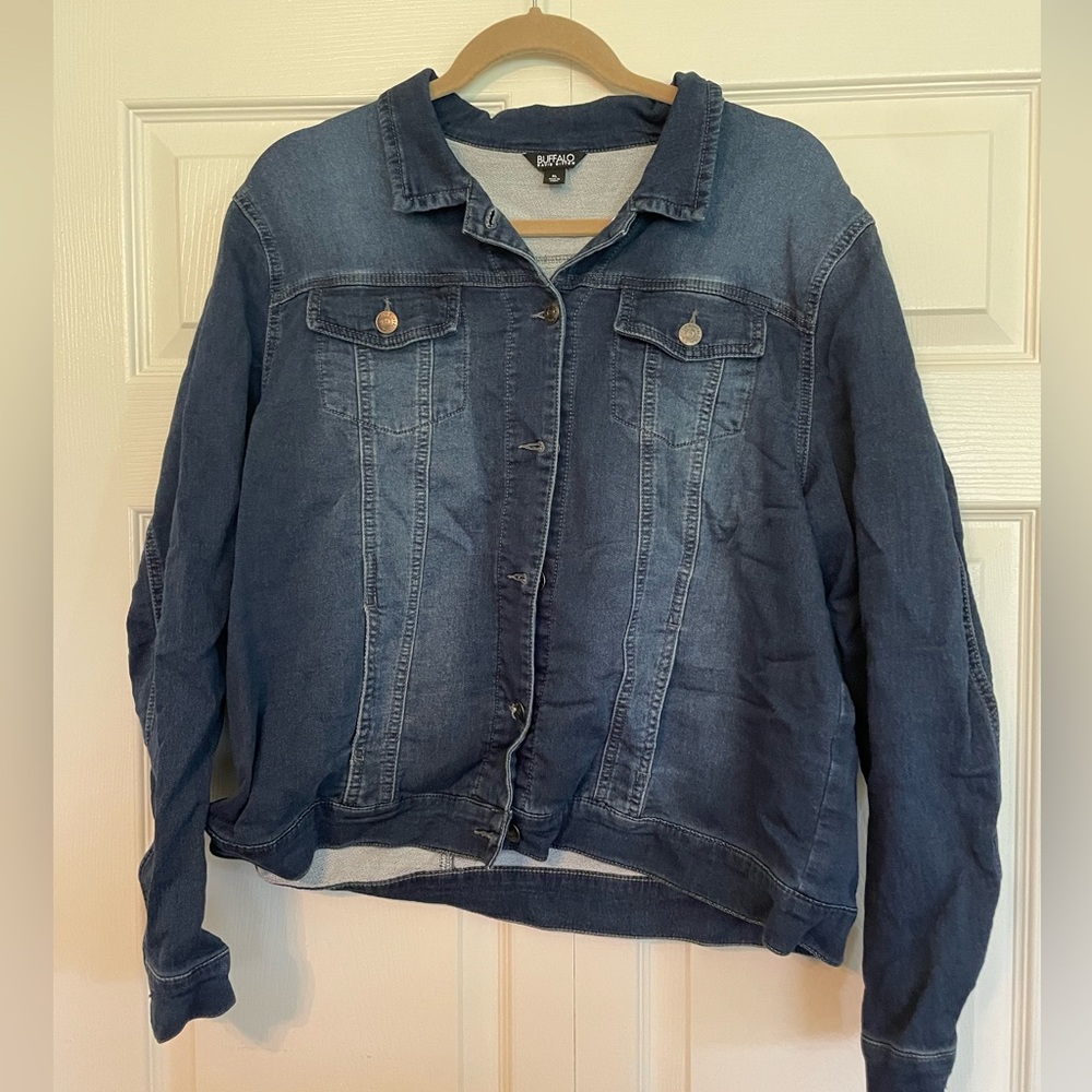 Women's Jean Stretch Denim Jacket XL